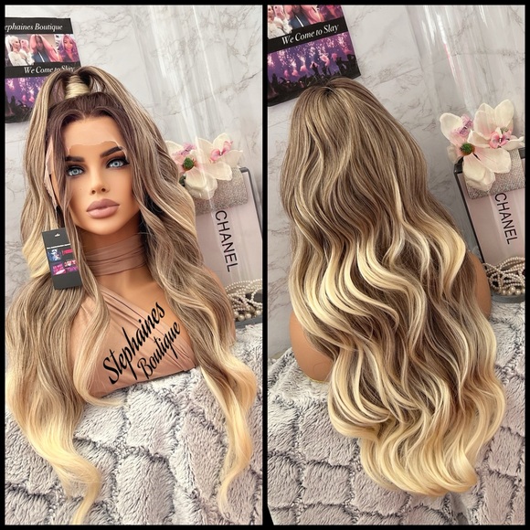 Human Hair Blended Lace front wig